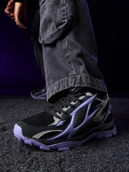 The Souled Store - Official Black Panther Legacy Men Black Sneakers