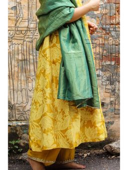 Babhru - Noor Embellished & Sequined Yellow Pants