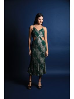 Swatee Singh - Strappy Cut Out Asymmetric Dress