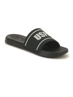 U.S. POLO ASSN. - DEJA Men Black Sliders