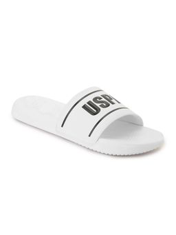 U.S. POLO ASSN. - DEJA Men White Sliders