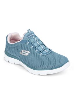 SKECHERS - Women SUMMITS Slate Pink Casual Lace Up Sneakers