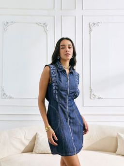 Style Island - Blue Denim Clara Tencel Dress