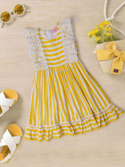 PSPeaches - Yellow Rayon Dress
