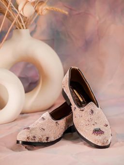 Jatin Malik - JMC Blush Pink Juttis