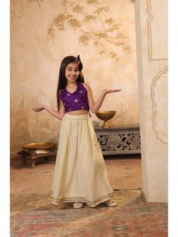SHORGUL - Woven Choli and Lehenga