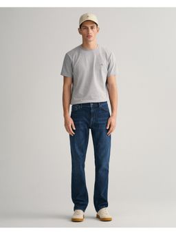 GANT - Men Mid-Rise Regular Fit Light Fade Stretchable Jeans