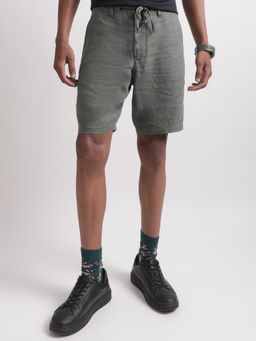 GANT - Men Mid-Rise Loose Fit Linen Shorts
