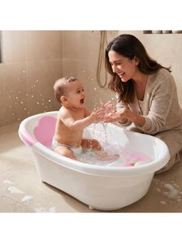 BAYBEE - White Comfort Baby Bath Tub