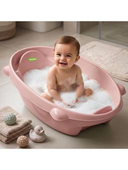 BAYBEE - Pink Aquahug Baby Bath Tub