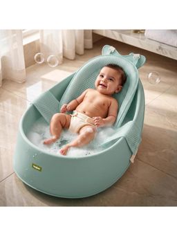 BAYBEE - Green Whale Baby Bath Tub