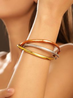 Priyaasi - Multi-Color Brass-Solid Bracelet