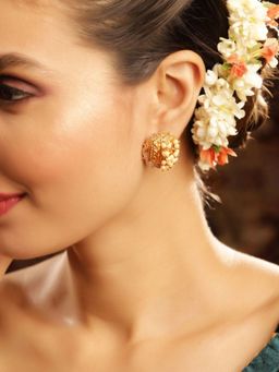 Priyaasi - Gold Plated Stud Earrings