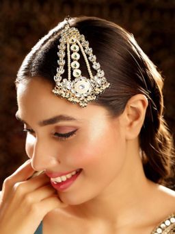 Priyaasi - Gold Plated Kundan Passa