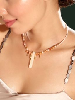 Priyaasi - Gold Plated Beaded Necklace