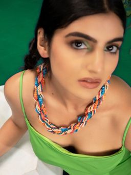Priyaasi - Multi Coloured Beaded Necklace