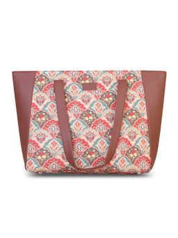 Zouk - Women Handcrafted Mughal Art Multicolor Side Tote Bag & Handbag for Office and College