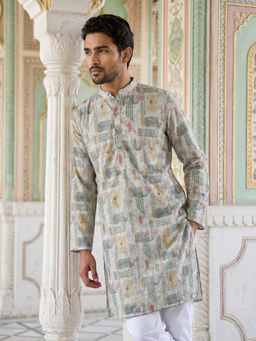 Jompers - Off White Emrbroidered Kurta
