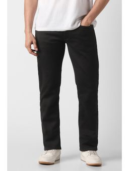 Peter England - Men Black Dark Wash Jeans