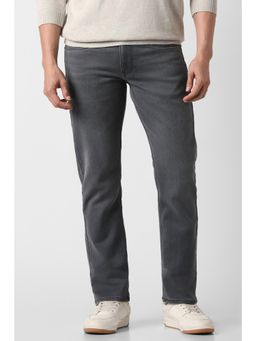 Peter England - Men Grey Light Wash Jeans