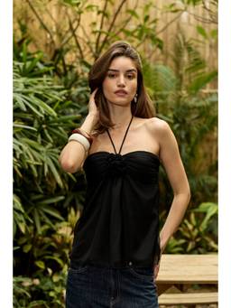 IT GIRL - Poppy Black Top