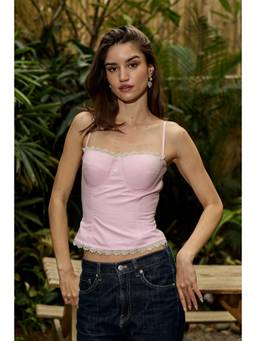 IT GIRL - Sienna Pink Top