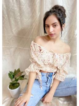 Shubh Shree Studio - White Cloud Nine Top
