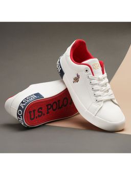 U.S. POLO ASSN. - Aubrey Womens Fashion Off White Sneaker