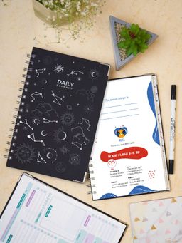 Doodle Collection - Doodle Zodiac Aries A5 Daily Planner