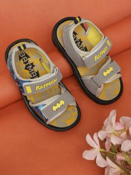 Kidsville - Kids Boys Batman Printed Grey Sandals