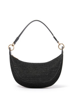 Forever New - Taisa Weave Black Shoulder Bag