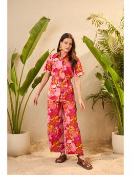 IMANA - Pink Floral Printed Co-Ord Set