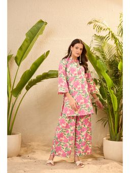 IMANA - Pink Floral Printed Co-Ord Set