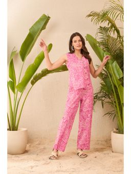 IMANA - Pink Floral Printed Co-Ord Set