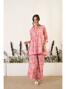 IMANA - Pink Floral Printed Co-Ord Set