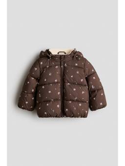 H&M - Unisex Brown Water-Repellent Puffer Jacket