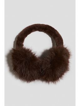 H&M - Girls Brown Fluffy Earmuffs