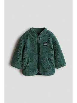 H&M - Unisex Green Teddy Jacket