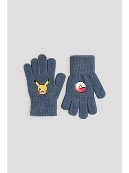H&M - Boys Blue Appliqued Gloves