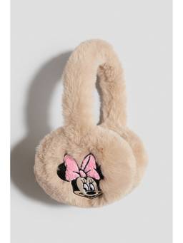 H&M - Girls Beige Fluffy Earmuffs