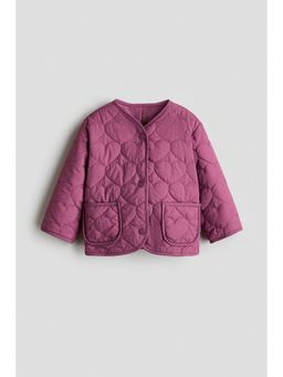 H&M - Girls Purple Quilted Jacket