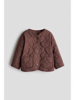 H&M - Girls Brown Quilted Jacket
