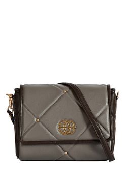 Eske - Women Grey Florentia Solid Sling Bag
