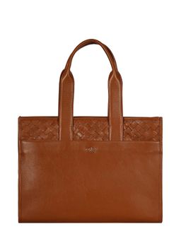 Eske - Women Brown Matilda Textured Tote Bag