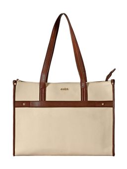 Eske - Women Beige Bianca Solid Tote Bag