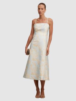 Forever New - Charlotte Floral Jacquard Midi Dress