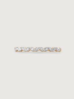 Mia by Tanishq - Aurora Arch 14 Kt Gold & Diamond Ring