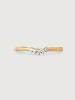 Mia by Tanishq - Harmony Heartbeat 14 Kt Gold & Diamond Ring