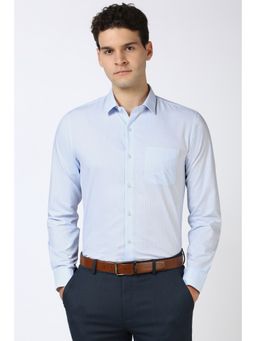 Peter England - Men Blue Slim Fit Formal Shirt