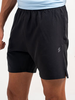 DCYPHR - Men Ausm5X™ Black Solid Shorts